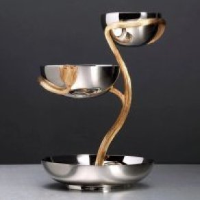 Deco Leaves 3-Tier Server - Medium