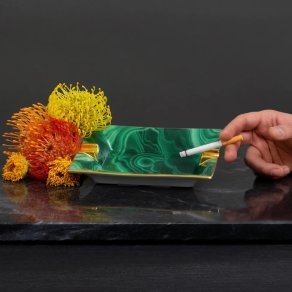 Malachite Ashtray 3