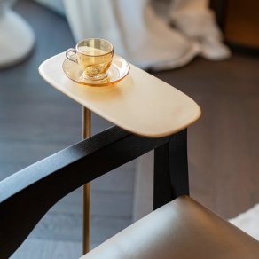 Tall Side Table - Brushed Brass