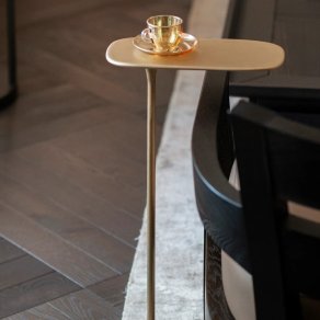 Tall Side Table - Brushed Brass