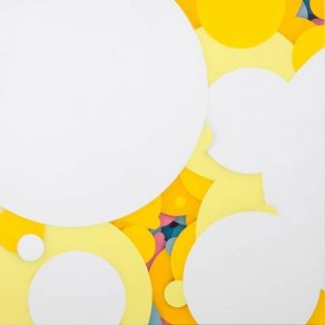 Jan Kaláb - Yellow Path 120 x 120 cm