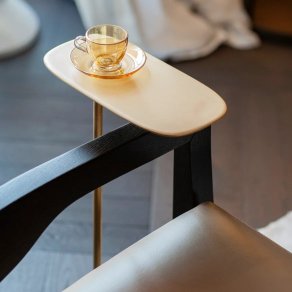 Tall Side Table - Brushed Brass