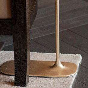 Tall Side Table - Brushed Brass