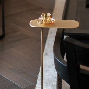 Tall Side Table - Brushed Brass