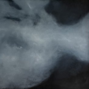 120x115 cm "utíkal jsem a skočil přes potok", 2025