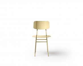 Ghidini 1961 - Miami chair - Nika Zupanc - chair - Brass polished