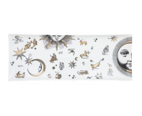 Fornasetti - Rectangular tray Astronomici black:white:gold