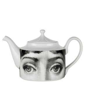 Fornasetti - Tea pot Tema e Variazioni black/white - konvice