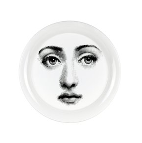 Fornasetti - Tray ø40 Tema e Variazioni n°6 black:white