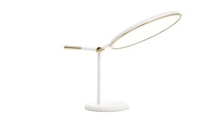 Sé - Full Moon Table Lamp White + Brass