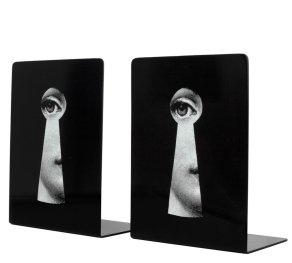 Bookends Serratura black white