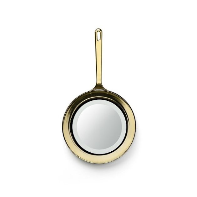 Ghidini 1961 - Frying Pan -Studio Job - zrcadlo - Polished gold