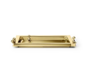 Ghidini 1961 - Omini - Stefano Giovanni - tray - Brass polished