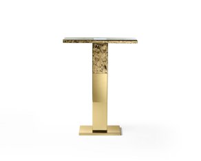 Ghidini 1961 - Porto - Andrea Branzi - table - Brass polished