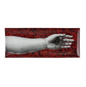 Fornasetti - Rectangular tray Don Giovanni colour