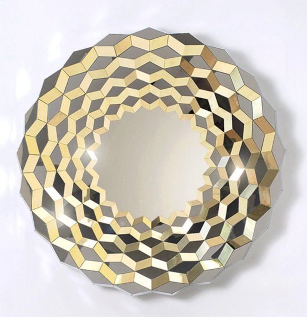 Jake Phipps - Terrace Mirror, polished brass