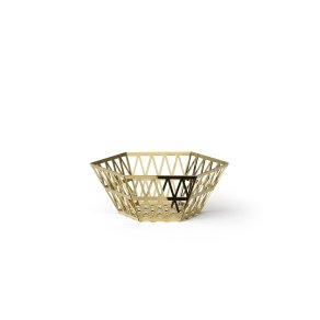 Ghidini 1961 - Tip Top Tray- Richard Hutten - bowl large - Brass polished