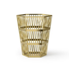 Ghidini 1961 - Tip Top Waste Bin - Richard Hutten - waste bin - Brass polished