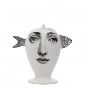 Fornasetti - Vase Pesce black:white