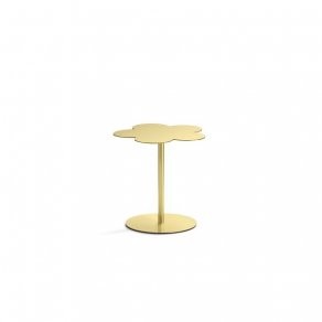 Ghidini 1961 - Flowers Small Coffee Side Table - Stefano Giovannoni - small table - Satin brass