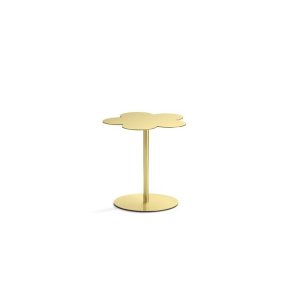 Ghidini 1961 - Flowers Small Coffee Side Table - Stefano Giovannoni - small table - Satin brass