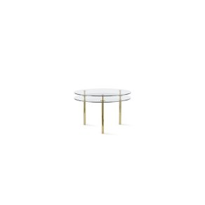Ghidini 1961 - Legs Large Round Table - Paolo Rizzatto - large table - Brass polished