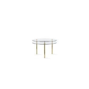 Ghidini 1961 - Legs Large Round Table - Paolo Rizzatto - large table - Brass polished