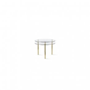 Ghidini 1961 - Legs Medium Round Table - Paolo Rizzatto - medium table - Brass polished