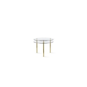 Ghidini 1961 - Legs Medium Round Table - Paolo Rizzatto - medium table - Brass polished