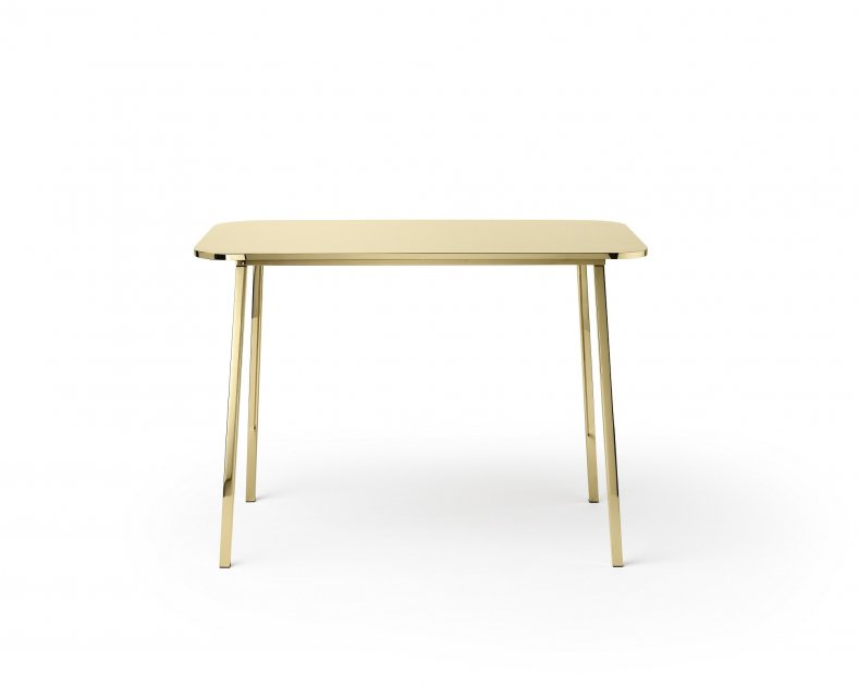 Ghidini 1961 - Miami table - Nika Zupanc - table - Brass polished