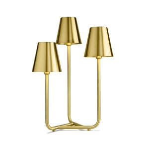 Ghidini 1961 - Trio - Aldo Cibic - table lamp - Satin brass