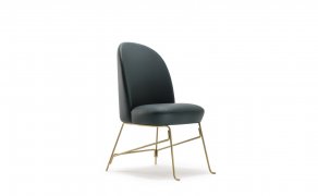 Sé - Beetley Chair with Metal Legs