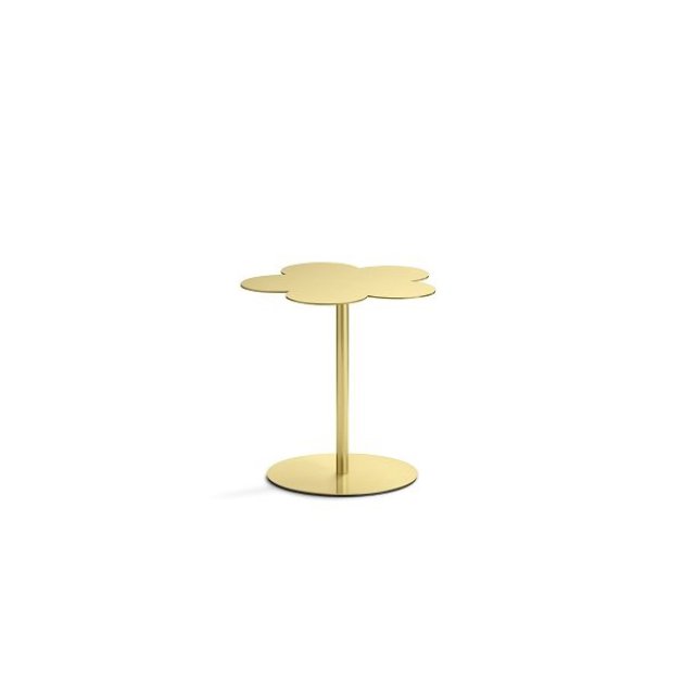 Ghidini 1961 - Flowers Small Coffee Side Table - Stefano Giovannoni - malý stůl - Satin brass