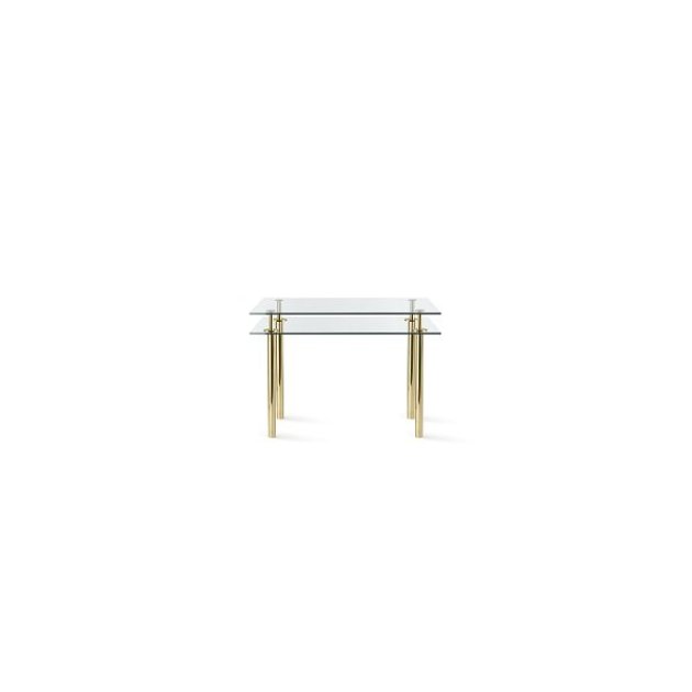 Ghidini 1961 - Legs Small Rectangular Table - Paolo Rizzatto - stůl malý - Brass polished