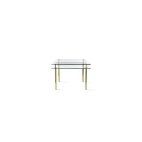 Ghidini 1961 - Legs Squared Table - Paolo Rizzatto - stůl - Brass polished
