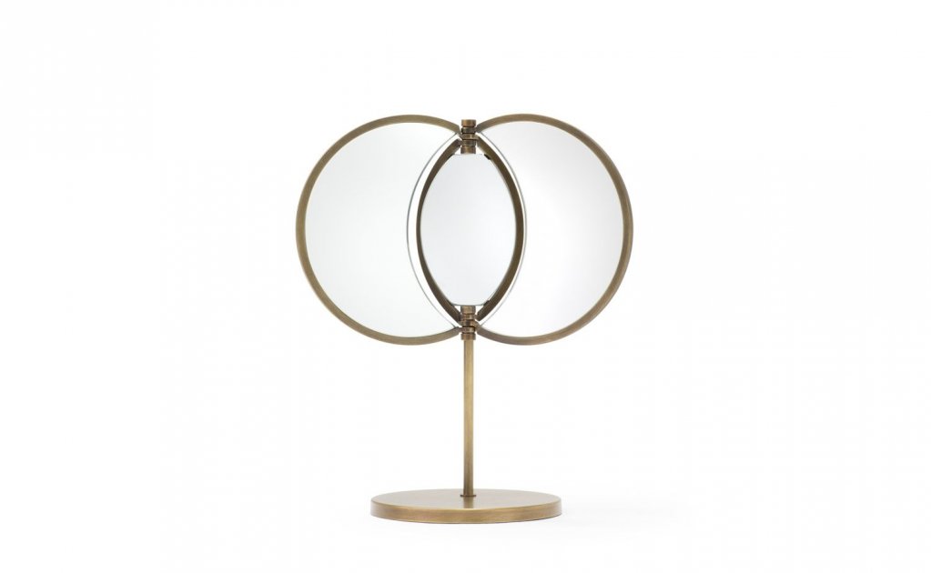 Sé - Olympia Mirror Small - Brushed Brass