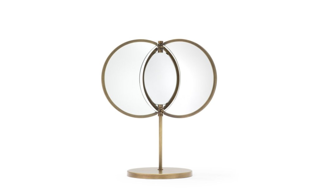 Sé - Olympia Mirror Small - Brushed Brass