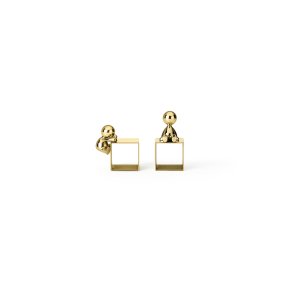 Ghidini 1961 - Omini Portatovaglioli - Stefano Giovannoni - držák na ubrousky - Polished brass