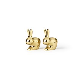 ghidini 1961 - Rabbit - Stefano Giovannoni - salt and pepper- Brass polished