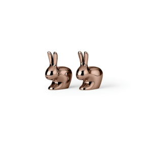 ghidini 1961 - Rabbit - Stefano Giovannoni - salt and pepper- Copper bronze