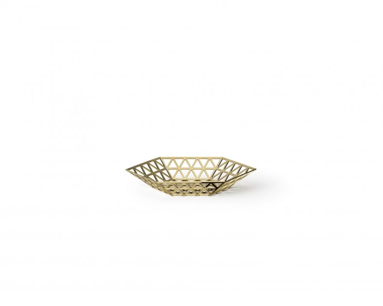 Ghidini 1961 - Tip Top Tray - Richard Hutten - bowl small - Brass polished