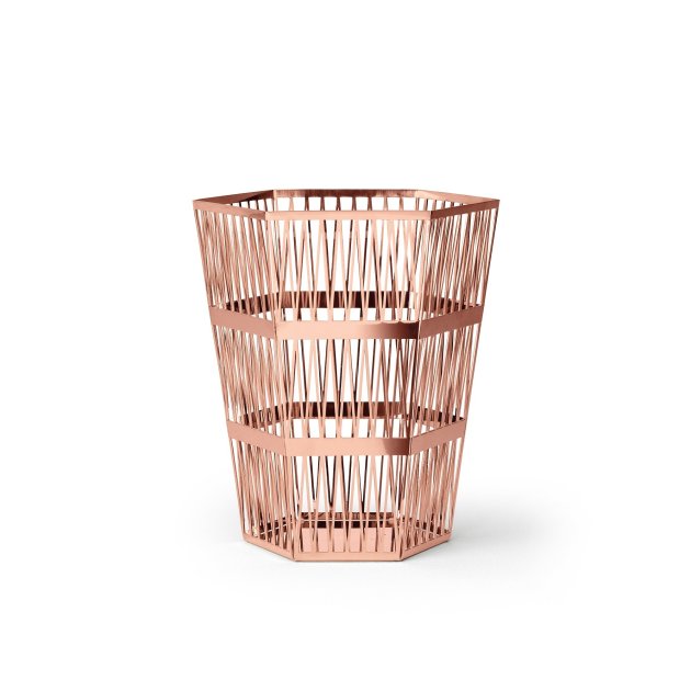 Ghidini 1961 - Tip Top Waste Bin - Richard Hutten - koš malý - Rose gold