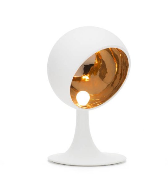 Sé - Trophy Table Lamp Satin White