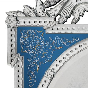 Arte Veneziana - Vattel French style mirror detail
