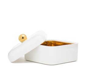 Sé - Whisper Box Glossy White + Glossy Yellow Gold