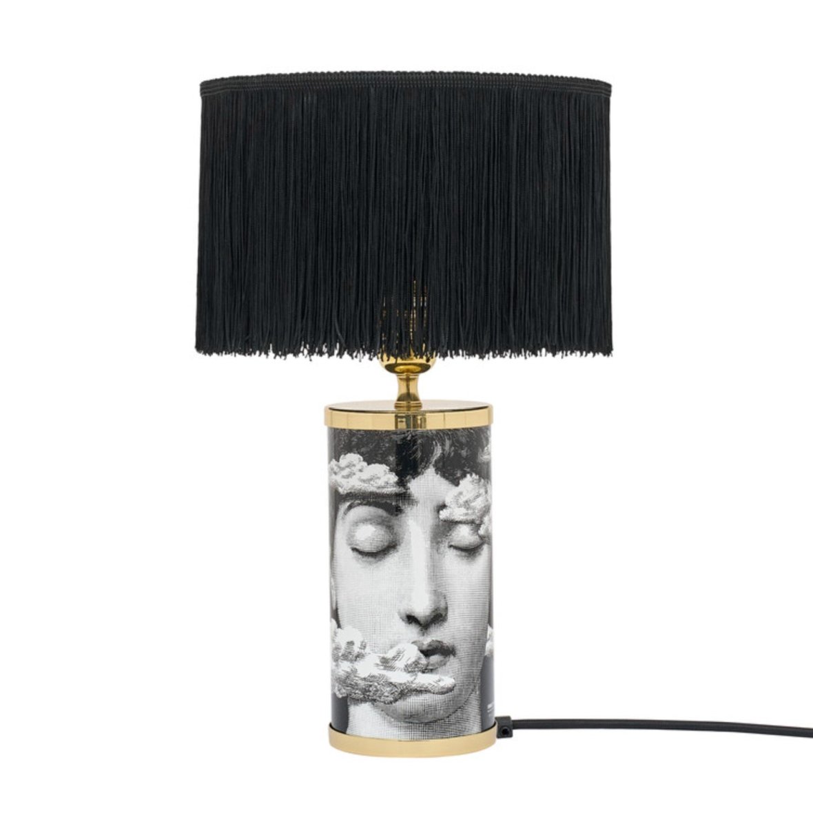 cylindrical-lampshade-black-fringe-small-lamp-base-1