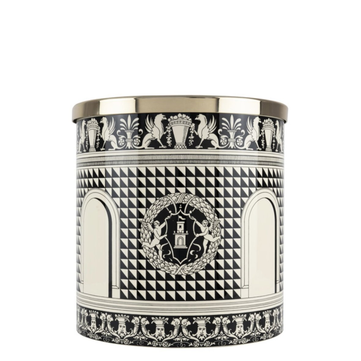 fornasetti-paper-basket-facciata-quattrocentesca-black-ivory