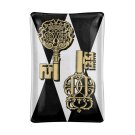 fornasetti-rectangular-ashtray-chiavi-gold-and-rombi-black-white