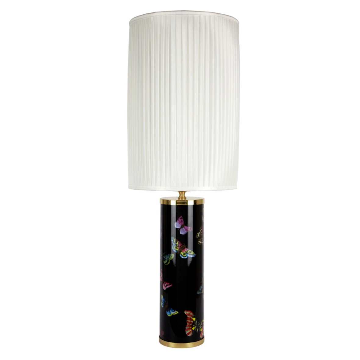 cylindrical-pleated-lampshade-white