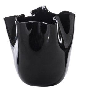 fazzoletto-vase-small-black